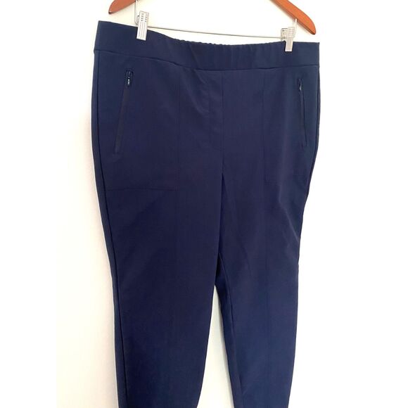 Lane Bryant Blue Stretchy On-The-Go Slim Ankle Pant Sz 18 - Picture 10 of 11